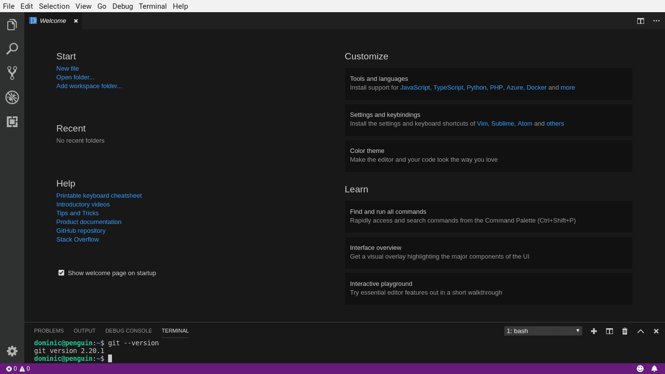 Installing VS Code on a Chromebook