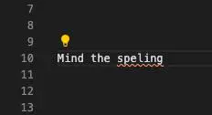 Misspelled "Mind the Speling" with Spell Right Detecting it Screen